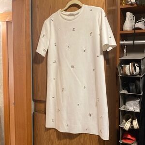 White Zara Mini Dress